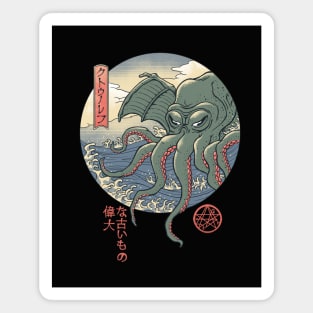 Cthulhu Ukiyo-e Magnet